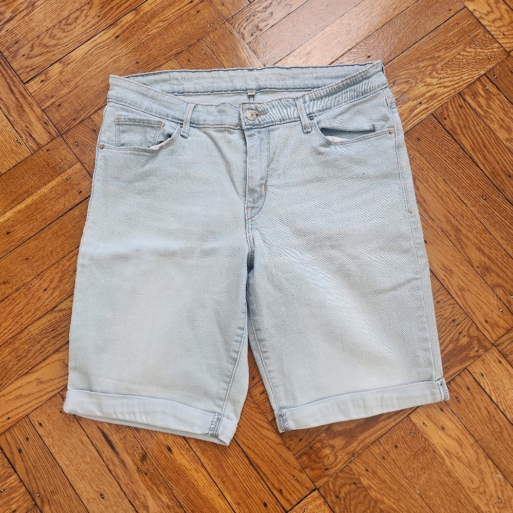 Levis Light Blue Denim  Shorts